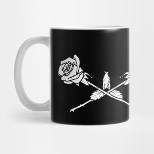 Double Rose White Mug